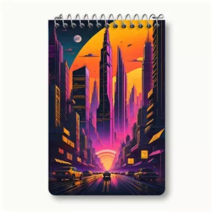 دفتر یادداشت خندالو طرح شهر آسمان خراش ها