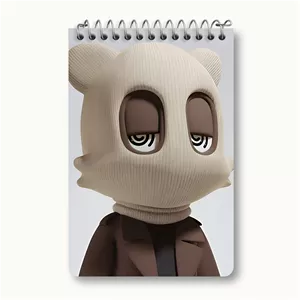 دفتر یادداشت خندالو طرح آدمک ماسک دار