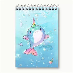 دفتر یادداشت خندالو طرح دلفین تک شاخ