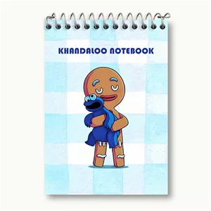 دفتر یادداشت خندالو طرح هیولای کلوچه (Cookie Monster)