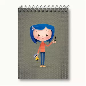 دفتر یادداشت خندالو طرح کورالین (Coraline)