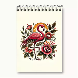 دفتر یادداشت خندالو طرح فلامینگو