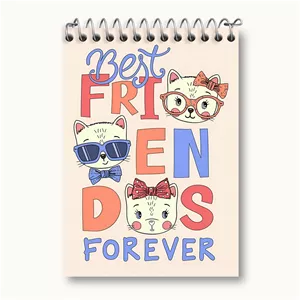 دفتر یادداشت خندالو طرح Best Friendos Forever