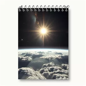 دفتر یادداشت خندالو طرح کهکشان (galaxy)