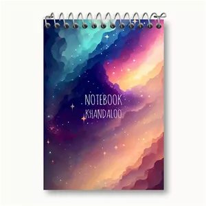 دفتر یادداشت خندالو طرح آسمان رنگی