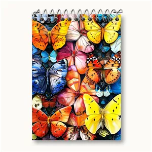 دفتر یادداشت خندالو طرح پروانه (Butterfly)