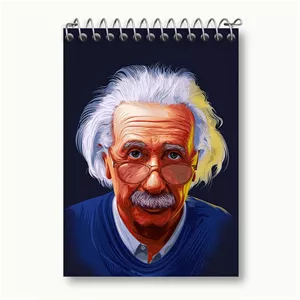 دفتر یادداشت خندالو طرح آلبرت اینشتین (Albert Einstein)