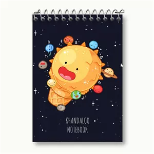 دفتر یادداشت خندالو طرح کهکشان (galaxy)