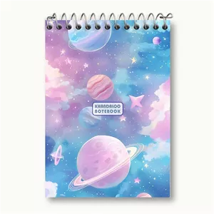 دفتر یادداشت خندالو طرح کهکشان (galaxy)