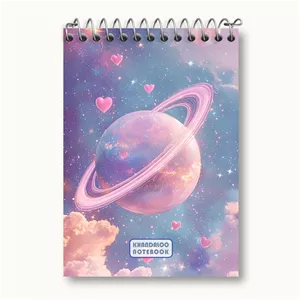 دفتر یادداشت خندالو طرح کهکشان (galaxy)