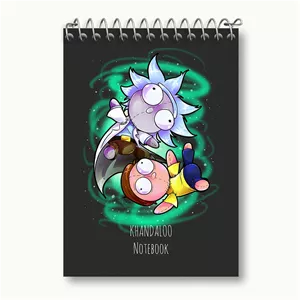 دفتر یادداشت خندالو طرح ریک و مورتی (Rick and Morty)