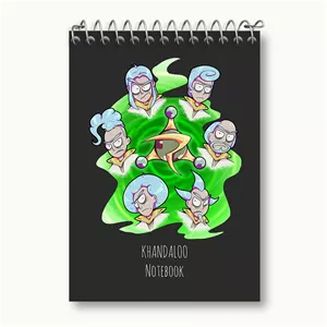 دفتر یادداشت خندالو طرح ریک و مورتی (Rick and Morty)