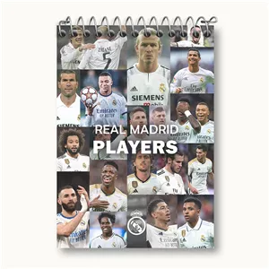 دفتر یادداشت خندالو طرح بازیکن های رئال مادرید (Real Madrid)