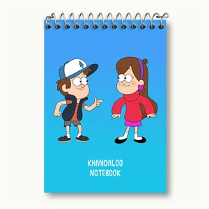 دفتر یادداشت خندالو طرح آبشار جاذبه (Gravity Falls)