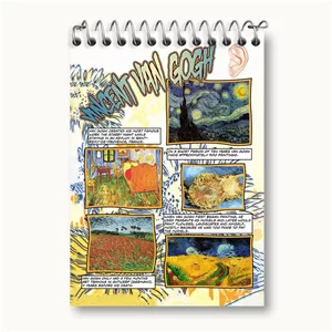دفتر یادداشت خندالو طرح نقاشی های ونسان ونگوگ (Van Gogh)