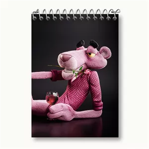 دفتر یادداشت خندالو طرح پلنگ صورتی (Pink Panter)