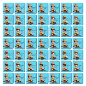 پیکسل مربعی خندالو طرح جشن قرآن