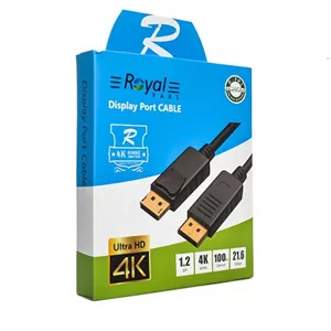 کابل DISPLAY PORT رویال طول 1.8 متر 4k
