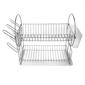 جاظرفی رو سینک دو طبقه مشکی آذین - Azin