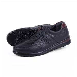 کفش چرم زنانه مدل فانوس بندی ساده