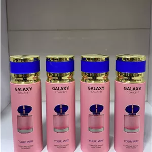 اسپری خوشبوکننده بدن ۲۰۰ میلی‌لیتر گلکسی کانسپت مدل Your Way – رایحه خنک، شیرین و گلی (گروه بویایی گل‌های سفید