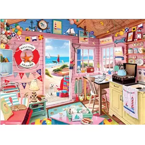 پازل 1000 تکه یوروگرافیک طرح Ocean Cottage by Ray Powers کد 5908