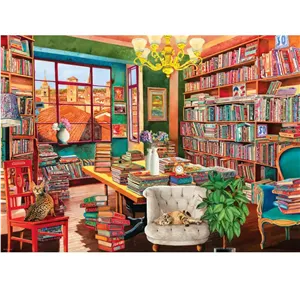 پازل 1000 قطعه یوروگرافیک طرح The old library کد 5888