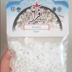نشاسته افراس ۵۰ گرمی، خالص و سفید