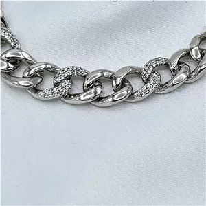 دستبند کارتیر سیلور ژوپینگ نگین‌دار