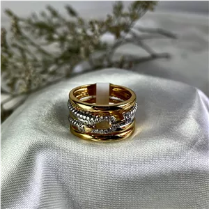 انگشتر طرح امگا زنانه