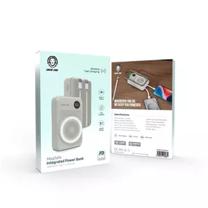 پاور بانک گرین لاین مگ سیف Integrated ظرفیت 20000mAh