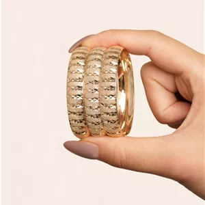 النگوهای طرح طلا تک پوش آبکاری طلا