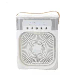 پنکه رومیزی مه پاش مدل Air Cooler Fan با 5 نازل مه پاش و تایمر خاموشی(سایز بزرگ)