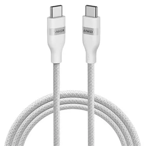 کابل شارژ و انتقال داده Anker USB-C به USB-C با توان 240 وات و روکش بافته‌شده 1.8 متر