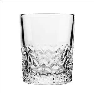 نیم لیوان بلور وارداتی مدل یخ برجسته LXZS0615-1 بسته 6 عددی