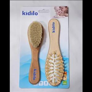 شانه وبرس چوبی کیدیلو kidilo