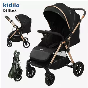 کالسکه مسافرتی دسته دو طرفه رو به مادر شو مدل D3 کیدیلو kidilo