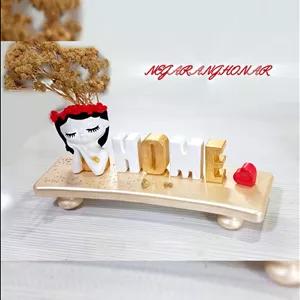 ست دکوری سنگی استند اسم و جاخلالی شیک