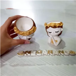 ست هفت سین سنگی مدل مجسمه دختر 
