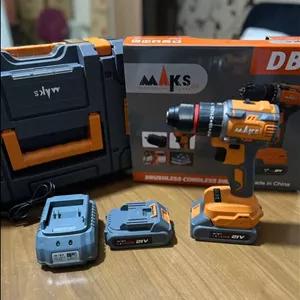 دریل شارژی ۲۱ ولت براشلس چکشی مکس