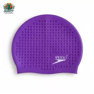 کلاه شنا سیلیکونی پفکی اسپیدو رنگ بنفش
