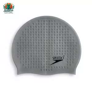 کلاه شنا سیلیکونی پفکی اسپیدو رنگ نقره ای