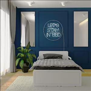 تخت خواب یک نفره اعیان مدل FH772 سایز 120x200 سانتی متر کن مدل 401169