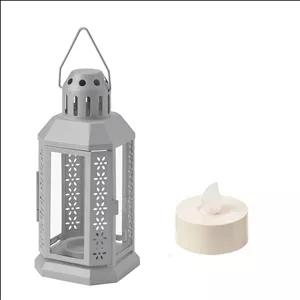 جاشمعی ایکیا مدل ENRUM به همراه شمع ال ای دی کن مدل 406772