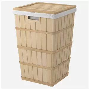 سبد رخت چرک ایکیا مدل Fir wood کن مدل 405120