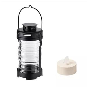 جاشمعی ایکیا مدل GLIMRANDE به همراه شمع ال ای دی کن مدل 406777