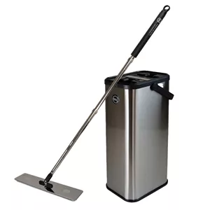 ست سطل و تی زمین شوی دبلیو اس مدل دو مخزنه استیل کن مدل 409312