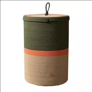 سبد رخت چرک مدل استوانه کد 02 کن مدل 405215