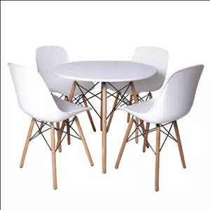 میز و صندلی ناهار خوری 4 نفره مدل مایا فایبر کد MF088 کن مدل 401810