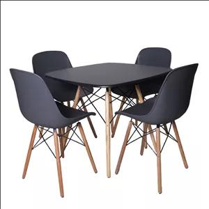 میز و صندلی ناهارخوری 4 نفره مدل مایا کد Fib01 کن مدل 401830